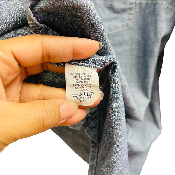 J.Crew Dinem Long Sleeve Button Front Shirt Size XS - Picture 6 of 6